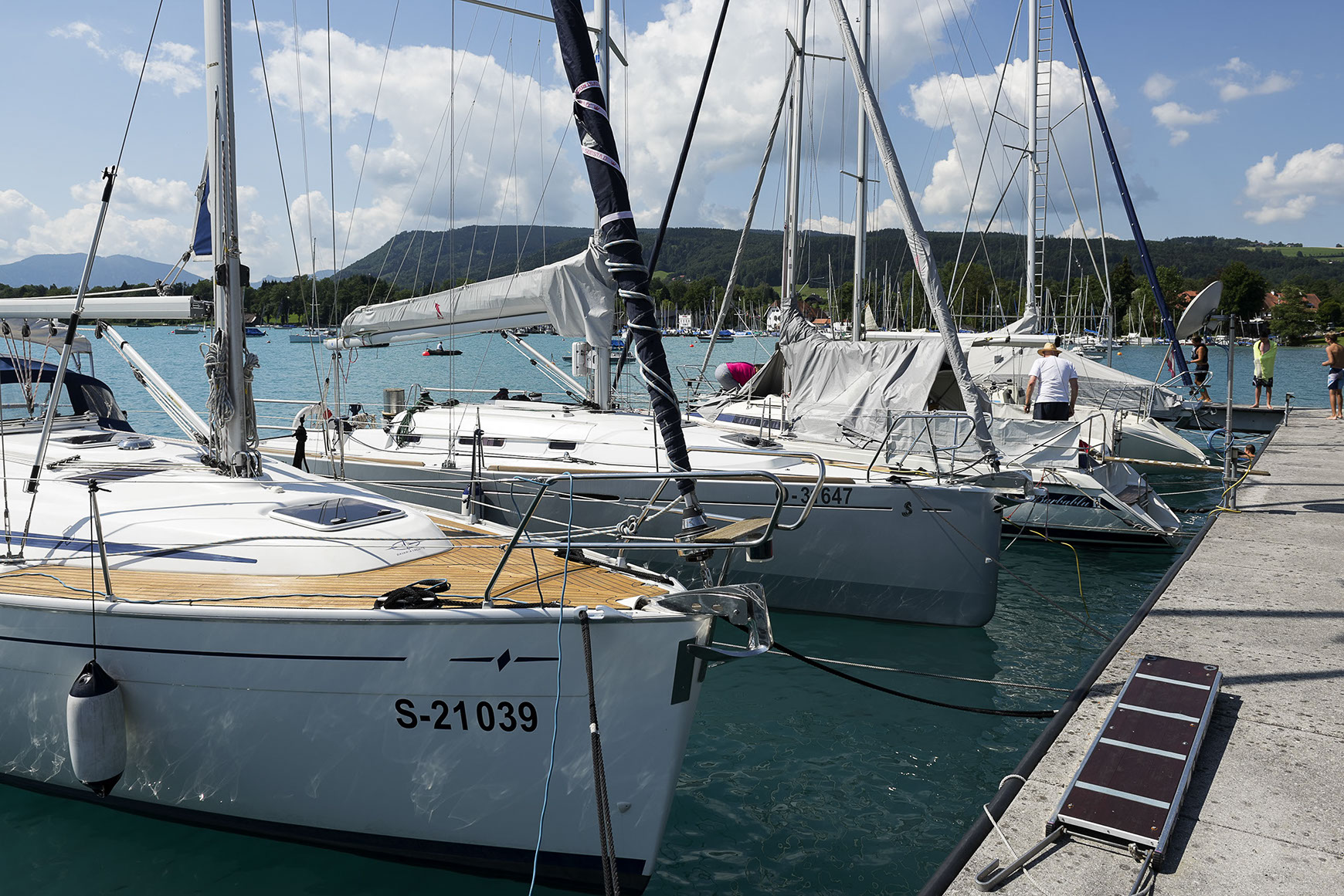 Yachthafen im Häuplhof direkt am Attersee © costadedoi